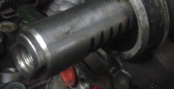 listwa maglownicy przed regeneracją